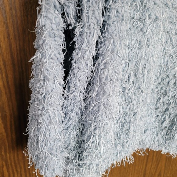 Skye's The Limit Women's Blue Eyelash Knit Sweater Turtleneck Pullover Large - Picture 4 of 16